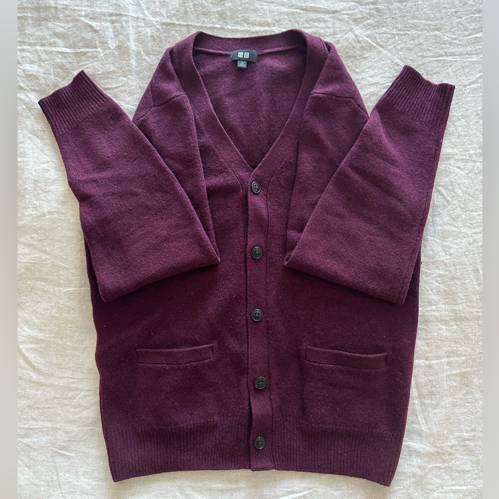 Uniqlo Merino Wool Cardigan Sweater